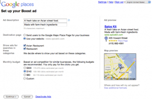 Google Places - Boost